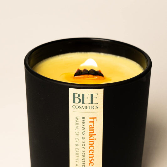 Frankincense & Myrrh: Beeswax & Soy Candle